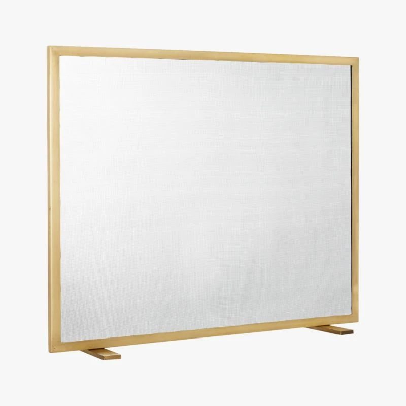 Antique Brass Fireplace Screen - Elegant Home Accessory for Safety and Style - Image 6