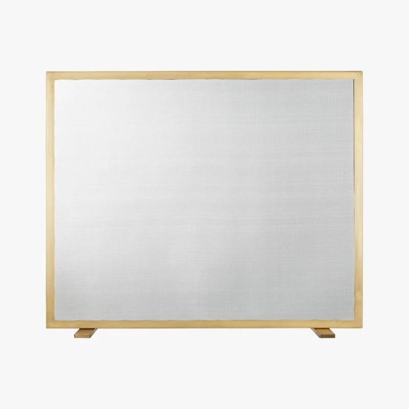 Antique Brass Fireplace Screen - Elegant Home Accessory for Safety and Style - Image 5