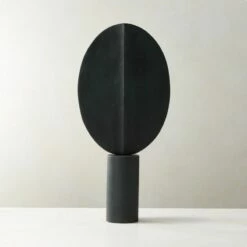 Azande Black Cast Aluminum Sculpture - Elegant Home Accessories