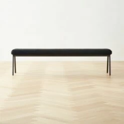 Baja Black Boucle Bench - Stylish Living Room Furniture