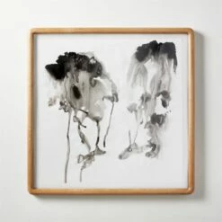 Banda Wood Frame 24"x24" - Elegant Wall Decor & Wallpaper