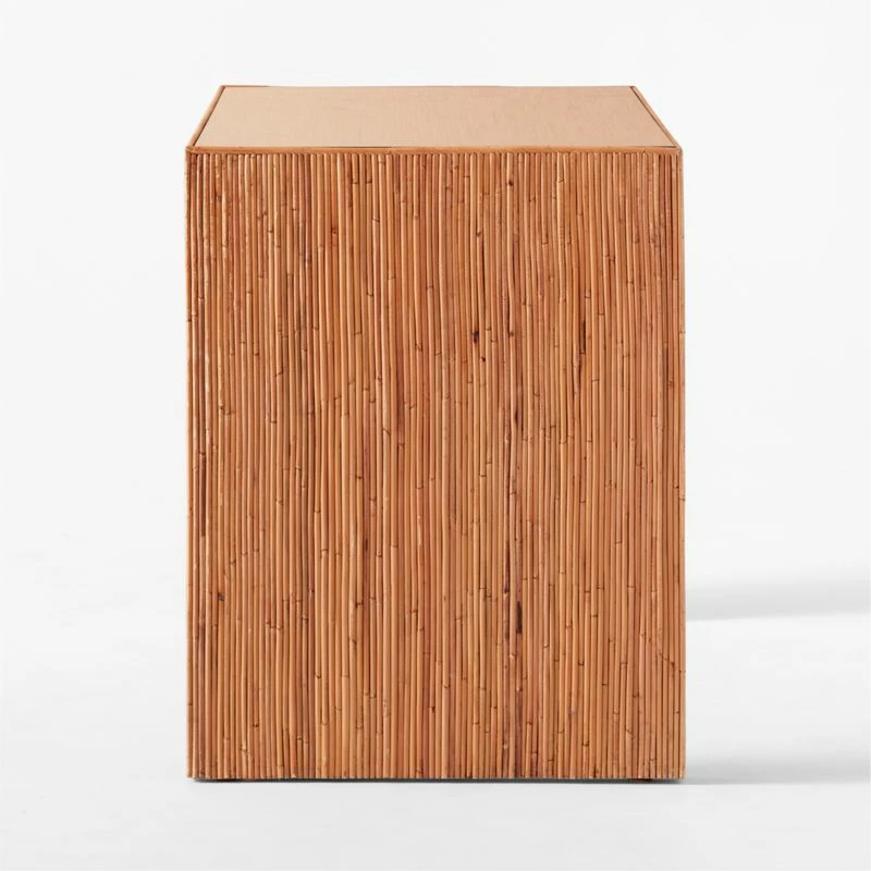 Bayu Rattan Desk With Drawer - Stylish & Functional Office Furniture - Image 8