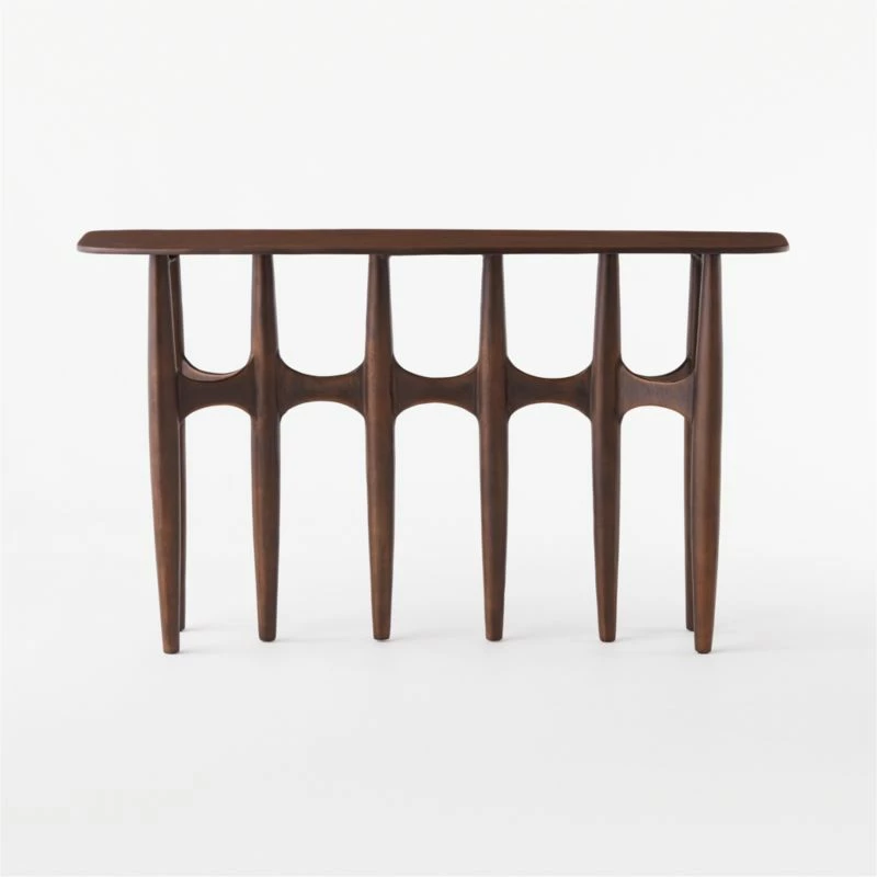 Bixby Bronze Cast Aluminum Console Table - Elegant Living Room Furniture - Image 5