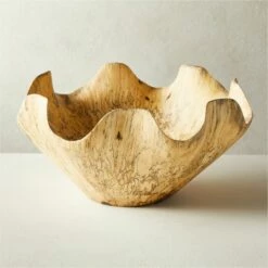 marin Bloom Tamarind Wood Bowl - Handcrafted Home Accessory