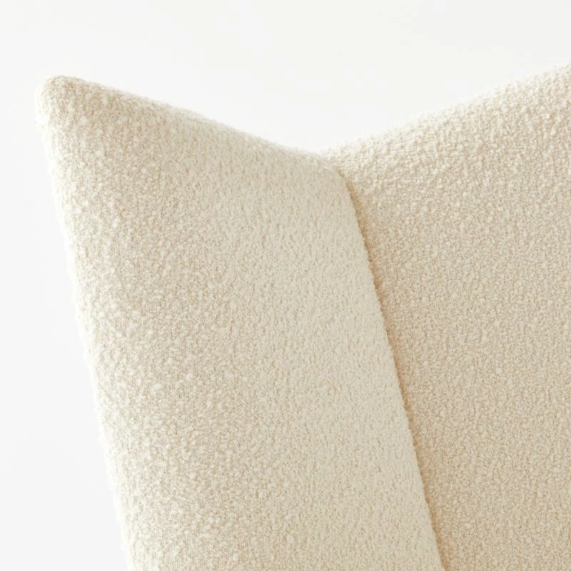 Bowtie Cream Boucle Office Chair Model 3002 - Ergonomic & Stylish Office Furniture - Image 6