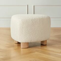 Bozzi Boucle Ottoman - Stylish Living Room Furniture for Modern Homes
