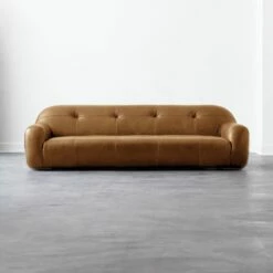 Brace Leather Tufted Sofa - Luxurious Living Room Furniture