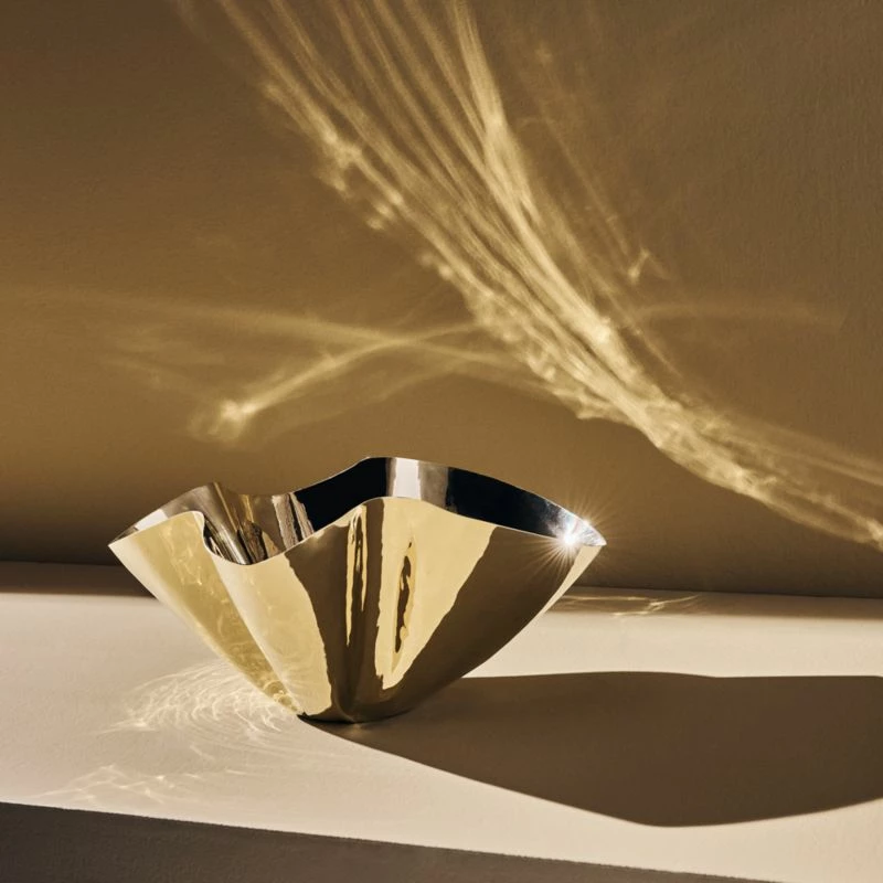 Adorn Brass Abstract Bowl - Elegant Home Accessory - Image 5