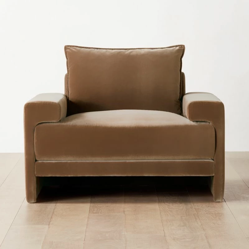 Camden Rye Velvet Chair - Premium Living Room Furniture