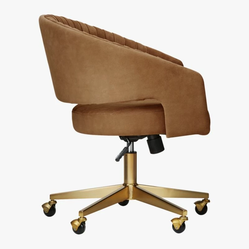 Channel Suede Office Chair - Ergonomic Comfort for Modern Workspaces - Image 5