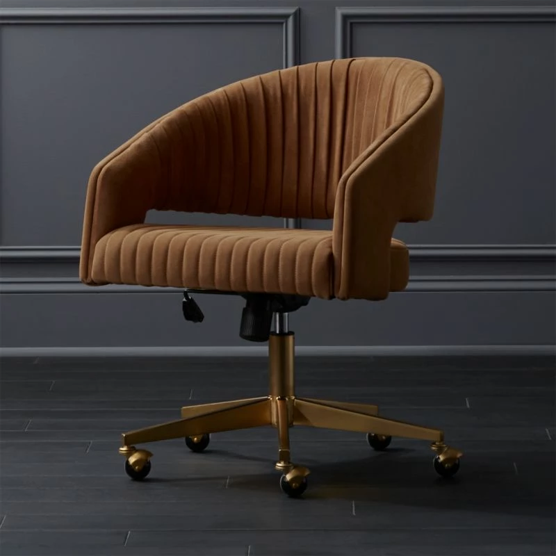 Channel Suede Office Chair - Ergonomic Comfort for Modern Workspaces