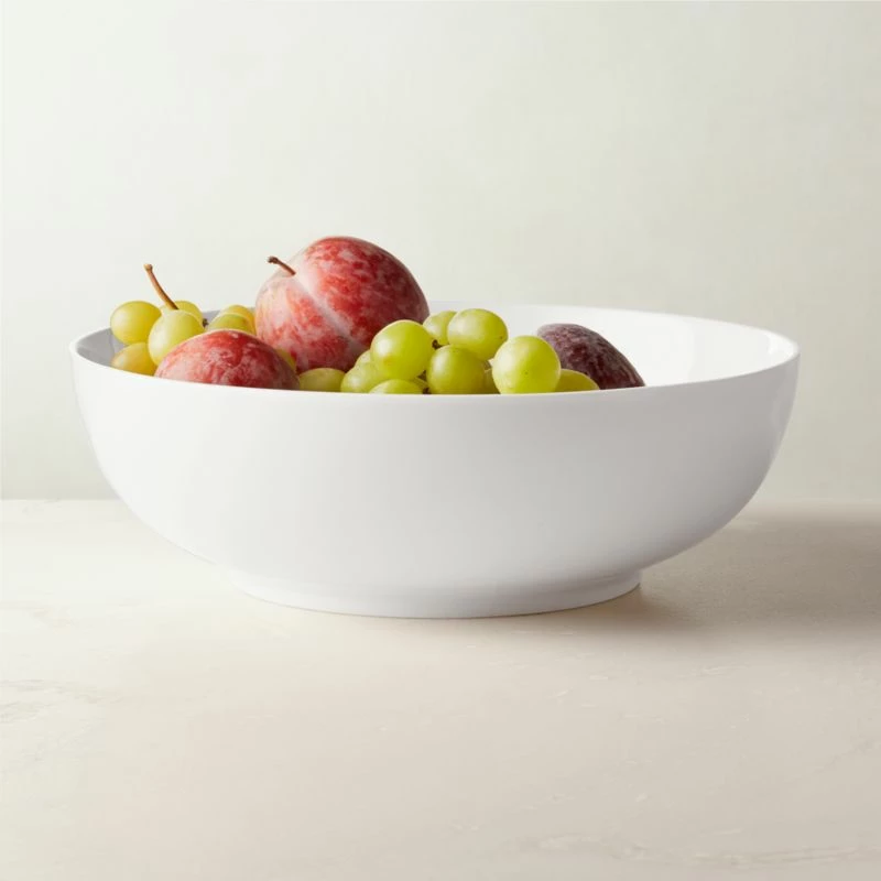 Contact White Serving Bowl - Elegant Home Accessory for Dining & Entertaining - Image 2