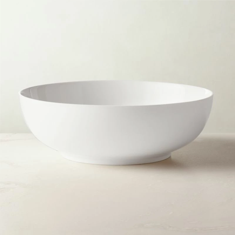 Contact White Serving Bowl - Elegant Home Accessory for Dining & Entertaining