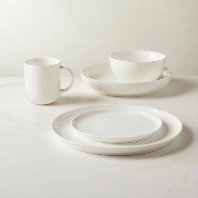 Contact White Serving Bowl - Elegant Home Accessory for Dining & Entertaining - Image 3