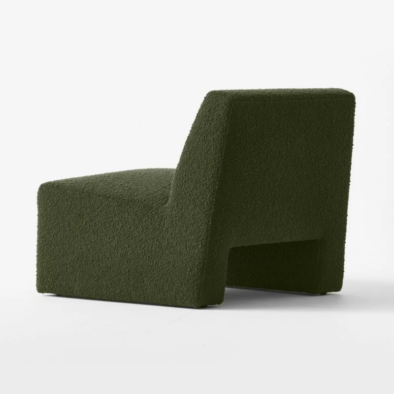 Dario Green Boucle Accent Chair - Stylish Living Room Furniture - Image 6