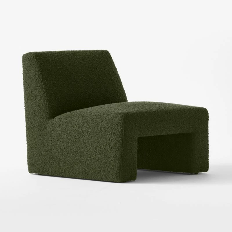 Dario Green Boucle Accent Chair - Stylish Living Room Furniture - Image 4