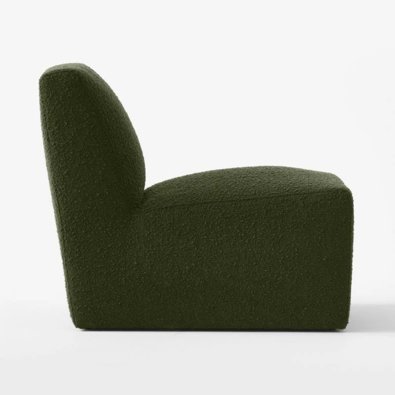 Dario Green Boucle Accent Chair - Stylish Living Room Furniture - Image 5