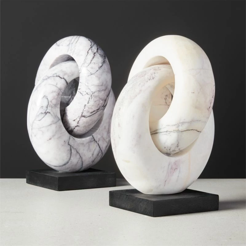 Don't Get It Twisted Marble Decorative Object - Elegant Home Accessory - Image 2