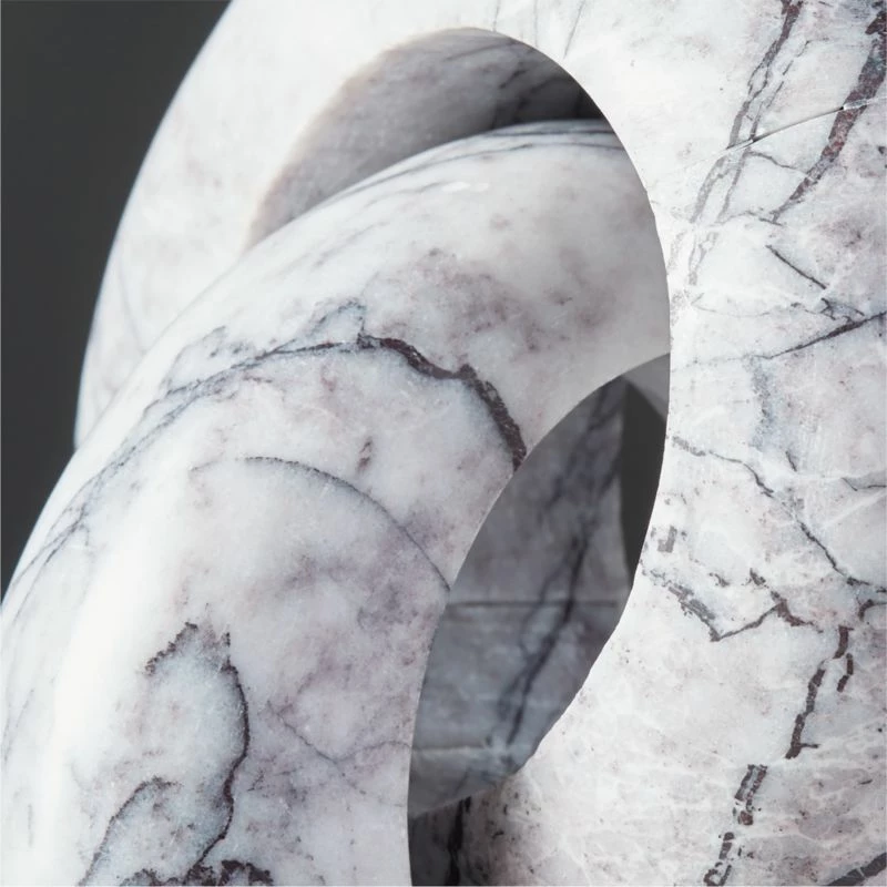 Don't Get It Twisted Marble Decorative Object - Elegant Home Accessory - Image 3