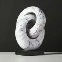 Don't Get It Twisted Marble Decorative Object - Elegant Home Accessory