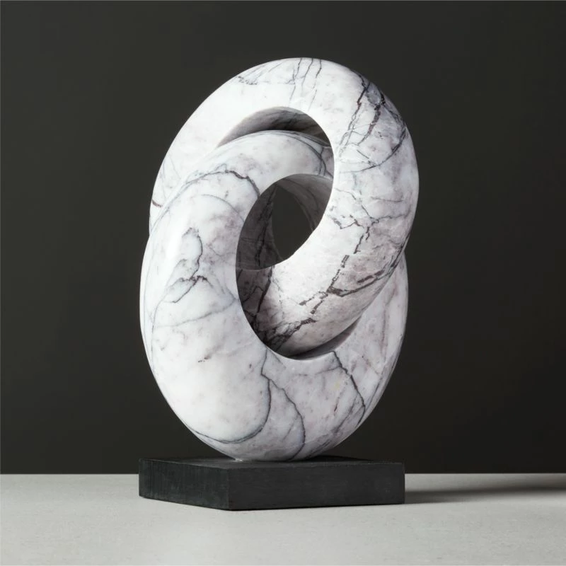 Don't Get It Twisted Marble Decorative Object - Elegant Home Accessory