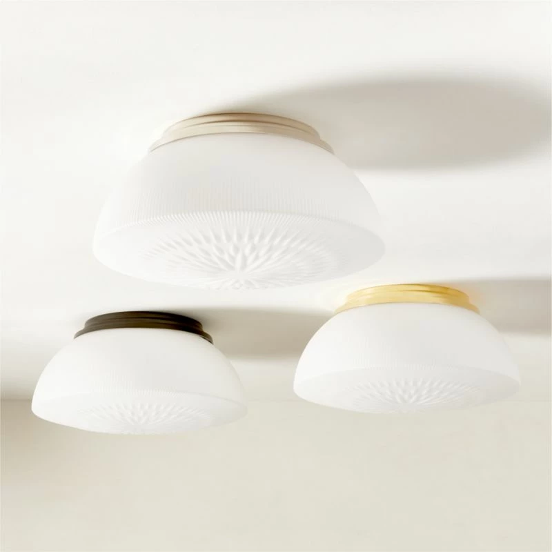 Dufrene Polished Nickel Flush Mount Light - Modern Ceiling Lighting Fixture - Image 4