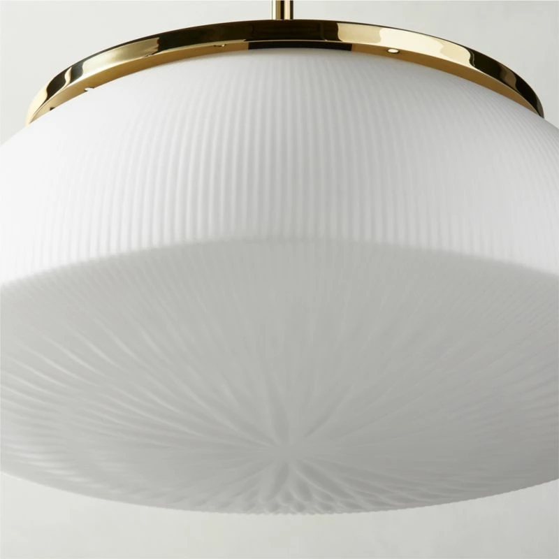 Dufrene Polished Brass Pendant Light - Elegant Lighting Fixture - Image 3