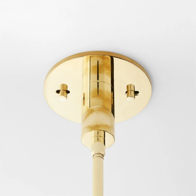 Dufrene Polished Brass Pendant Light - Elegant Lighting Fixture - Image 5