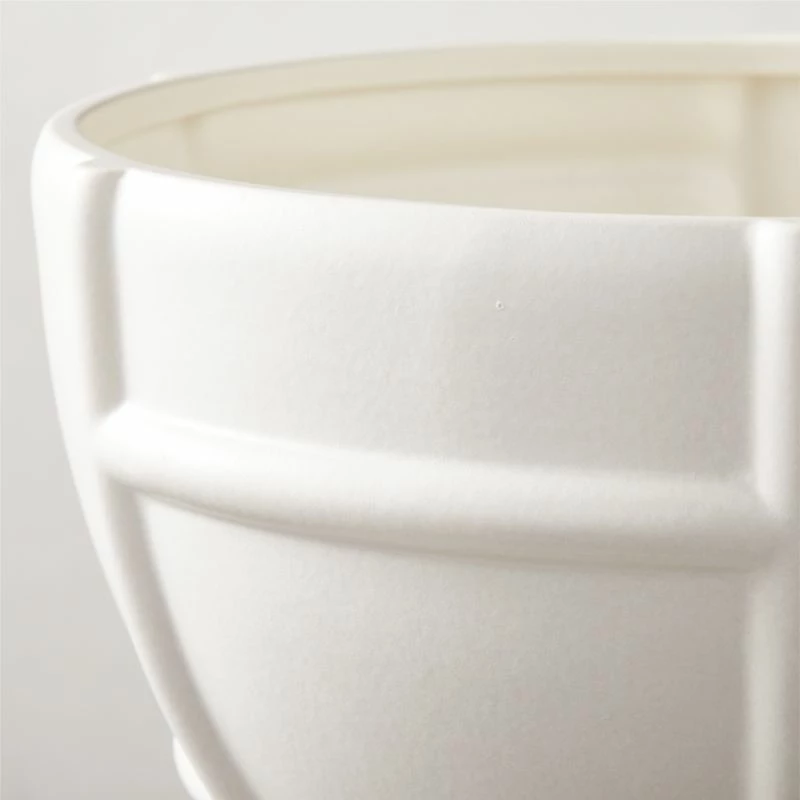 Grille White Decorative Bowl Small - Elegant Home Accessory - Image 4