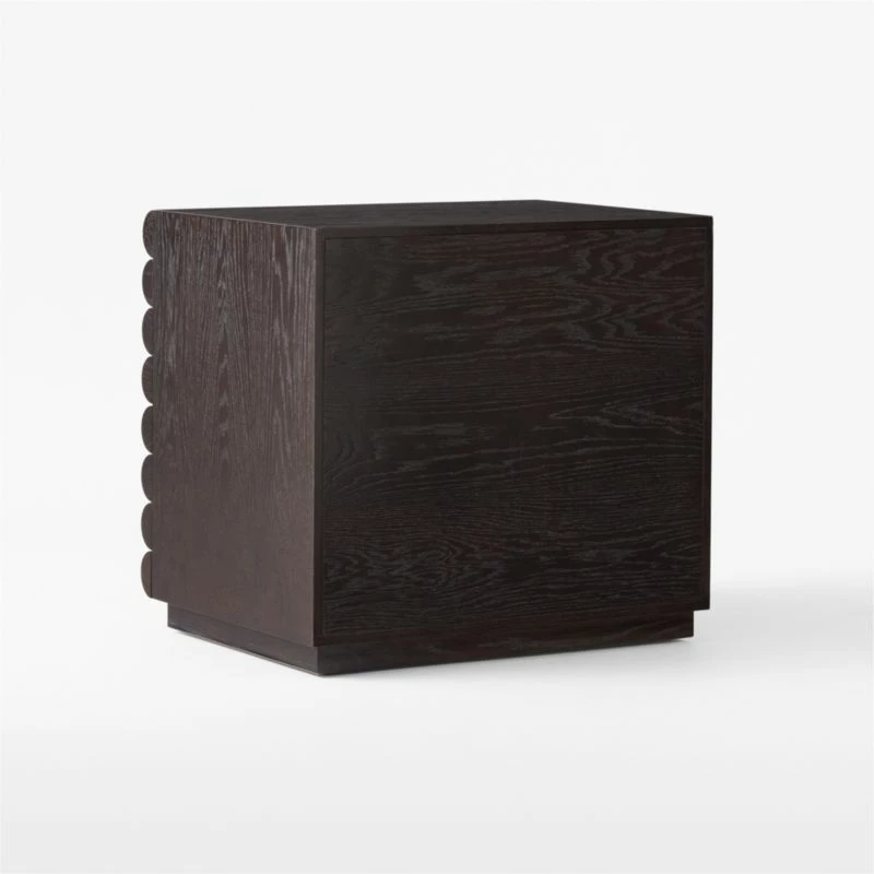 Hark Hi-Gloss Oak Wood 2-Drawer File Cabinet - Stylish Office Storage Solution - Image 7