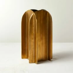 Hinge Bronze Cast Aluminum Vase