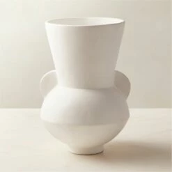 Hydra White Terracotta Vase – Elegant Home Accessory for Modern Decor
