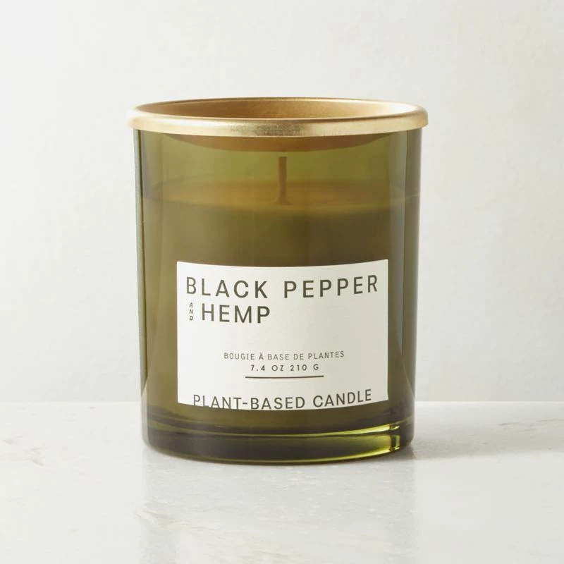 Illume Black Pepper & Hemp Scented Candle | 7.4 OZ | Home Accessories