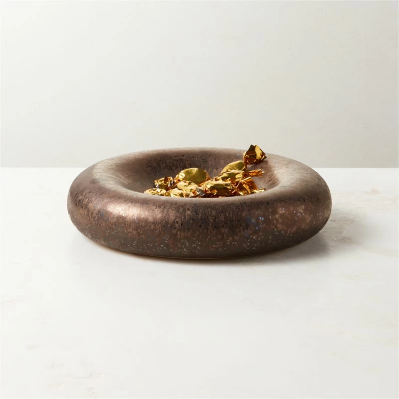 Kashima Bronze Catchall Dish - Elegant Home Accessory for Keys & Jewelry - Image 3