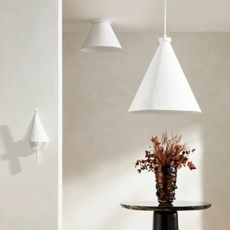 Lani White Pendant Light - Modern Lighting for Home & Office - Image 5