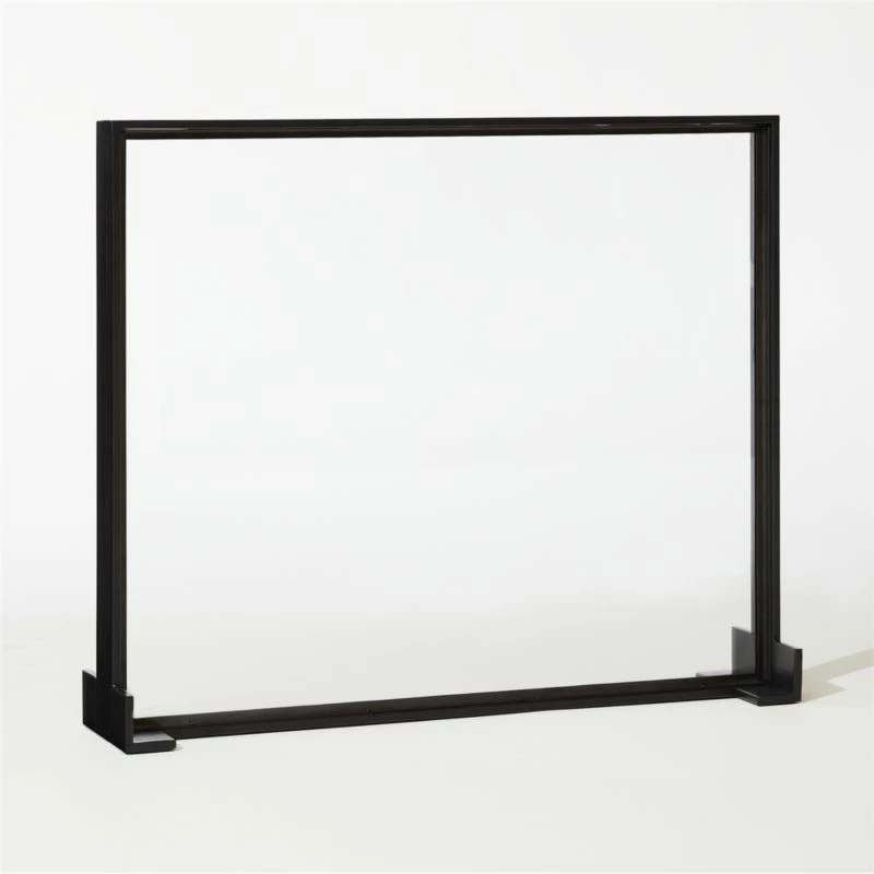 Ledge Glass Fireplace Screen - Stylish & Durable Home Accessory - Image 4