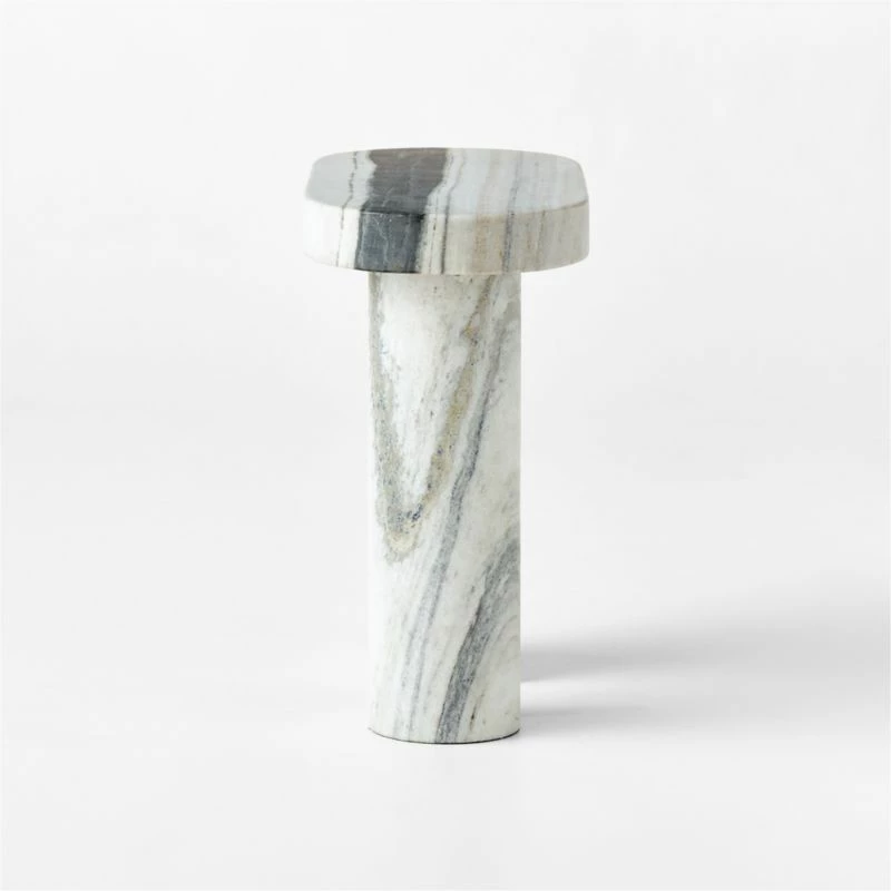 Livello White Marble Side Table - Elegant Living Room Furniture - Image 6