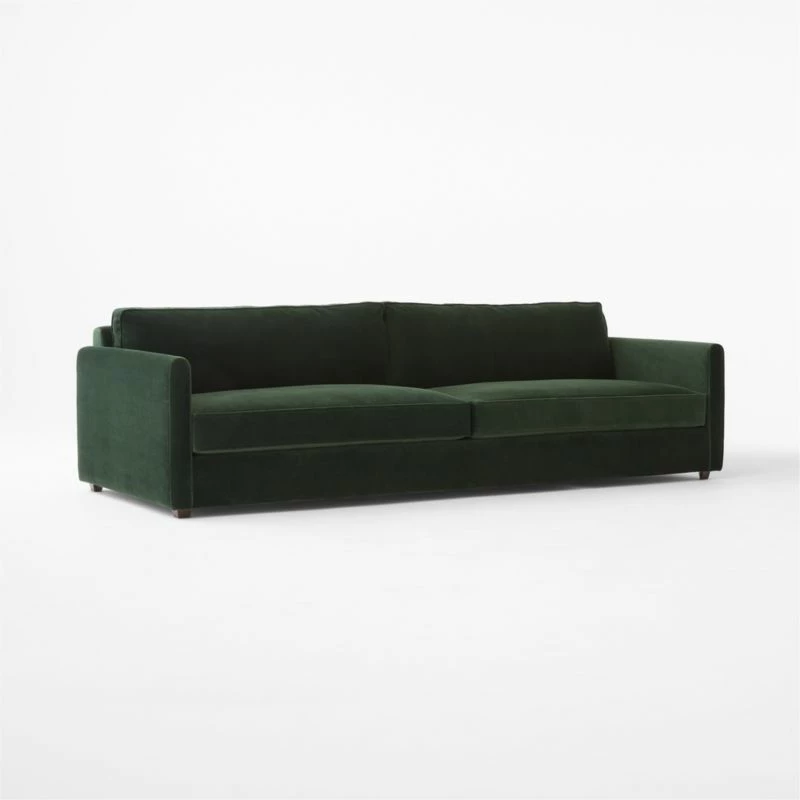 Malea Green Velvet Sofa - Luxurious Living Room Furniture - Image 4