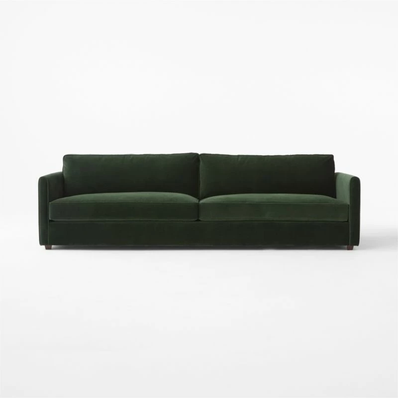 Malea Green Velvet Sofa - Luxurious Living Room Furniture - Image 3