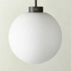 Marra Black Globe Pendant Light - Modern Lighting Fixture for Home Decor
