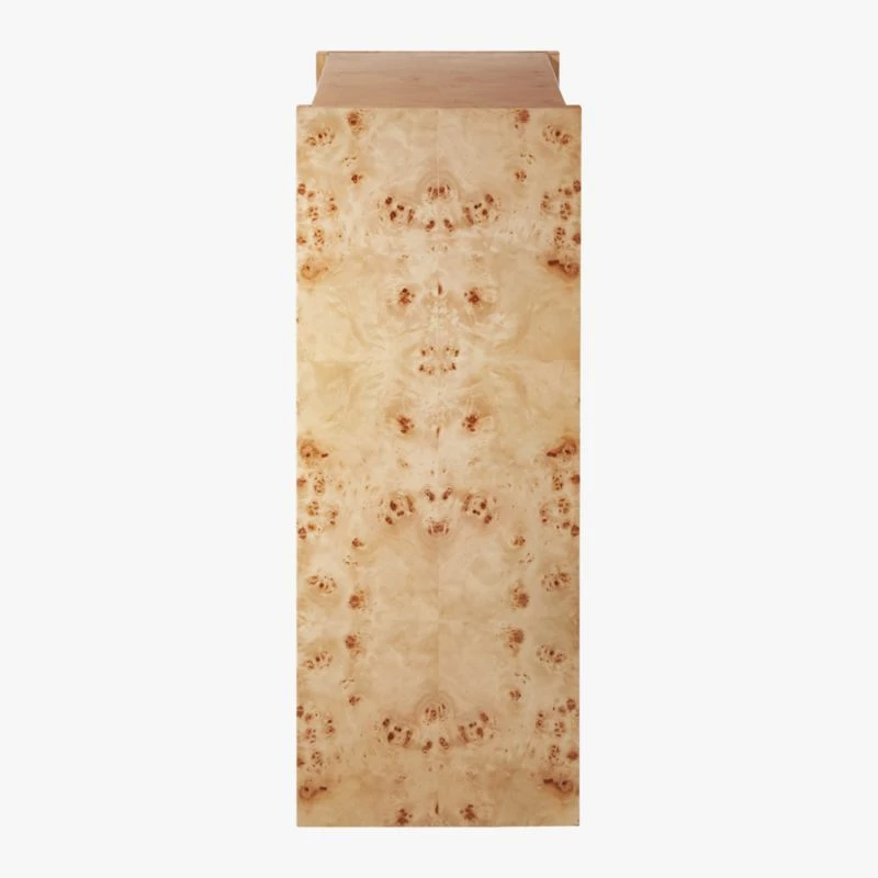 Niche Neutral Burl Wood Console Table 34" - Modern Living Room Furniture - Image 5