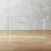 Peekaboo Acrylic Console Table 56'' - Modern Living Room Furniture