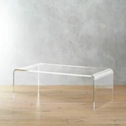 Peekaboo Acrylic Tall Coffee Table - Modern Living Room Furniture