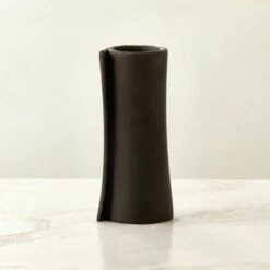 Philo Grey Clay Taper Candle Holder - Modern Home Accessories