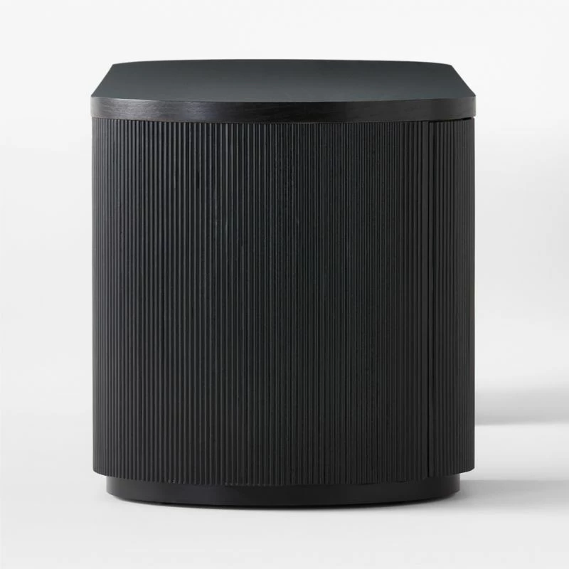 Reid Oval Black Wood Storage Desk β Modern Office Furniture - Image 5