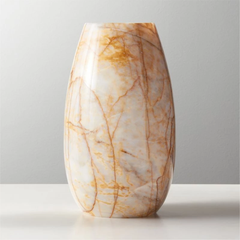 Reign Golden Marble Vase – Elegant Home Accessories for Modern Décor