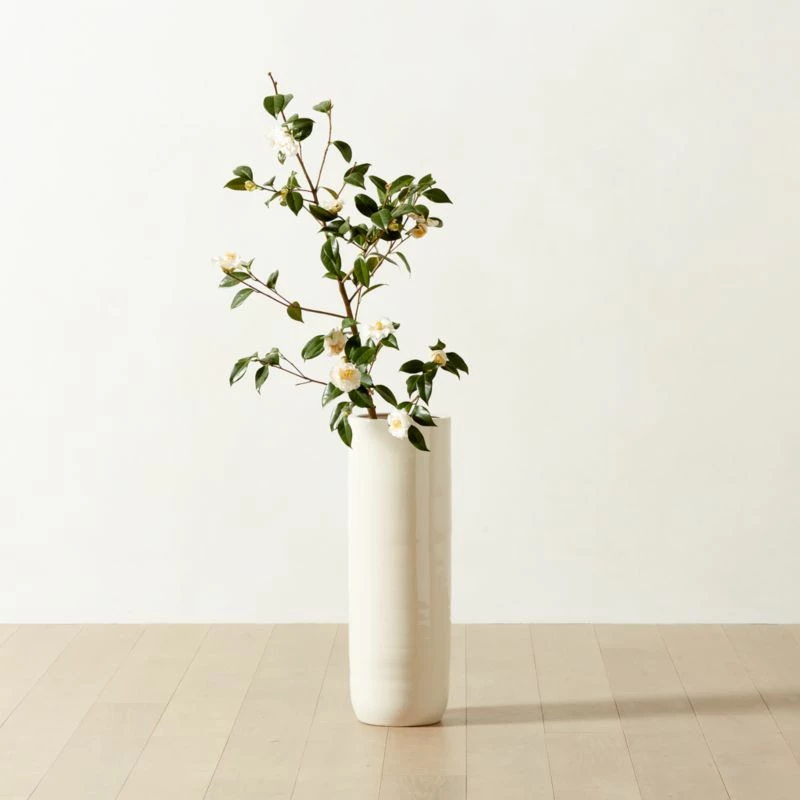 Reo Tall White Vase – Elegant Home Accessory for Modern Décor - Image 2