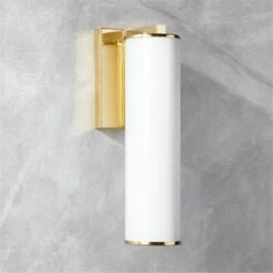 Ronda Indoor/Outdoor Polished Brass Wall Sconce - Elegant Lighting Solution
