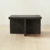 Ruvidio Black Stone Coffee Table - Modern Living Room Centerpiece