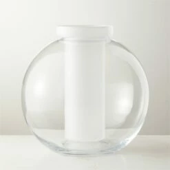 Sfera Globe Glass Vase - Elegant Home Accessory for Modern Decor